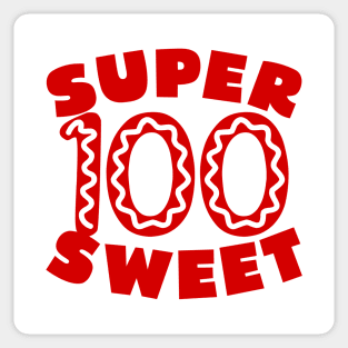 Super Sweet 100 Birthday Icing Sticker